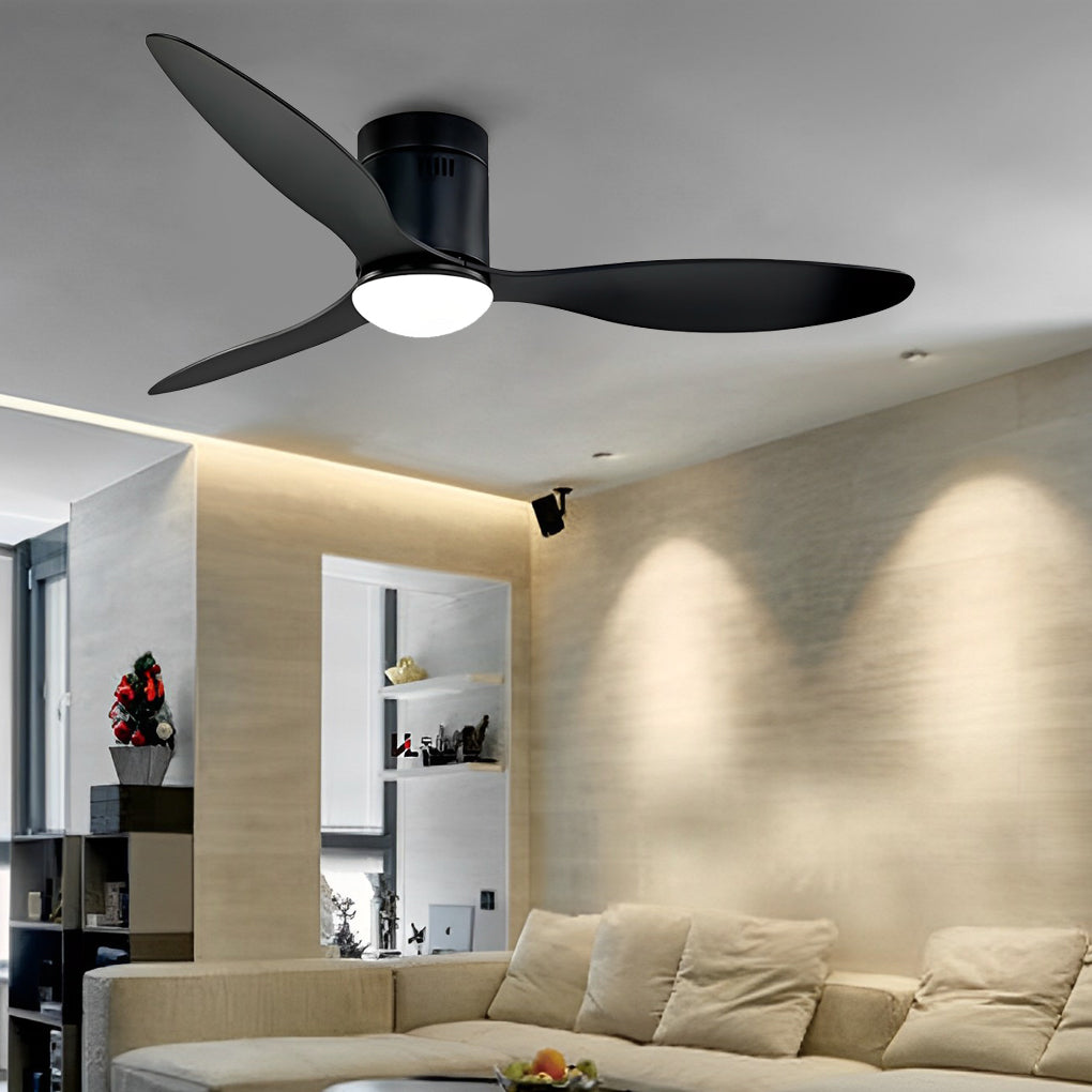 Modern ceiling light with LED fan