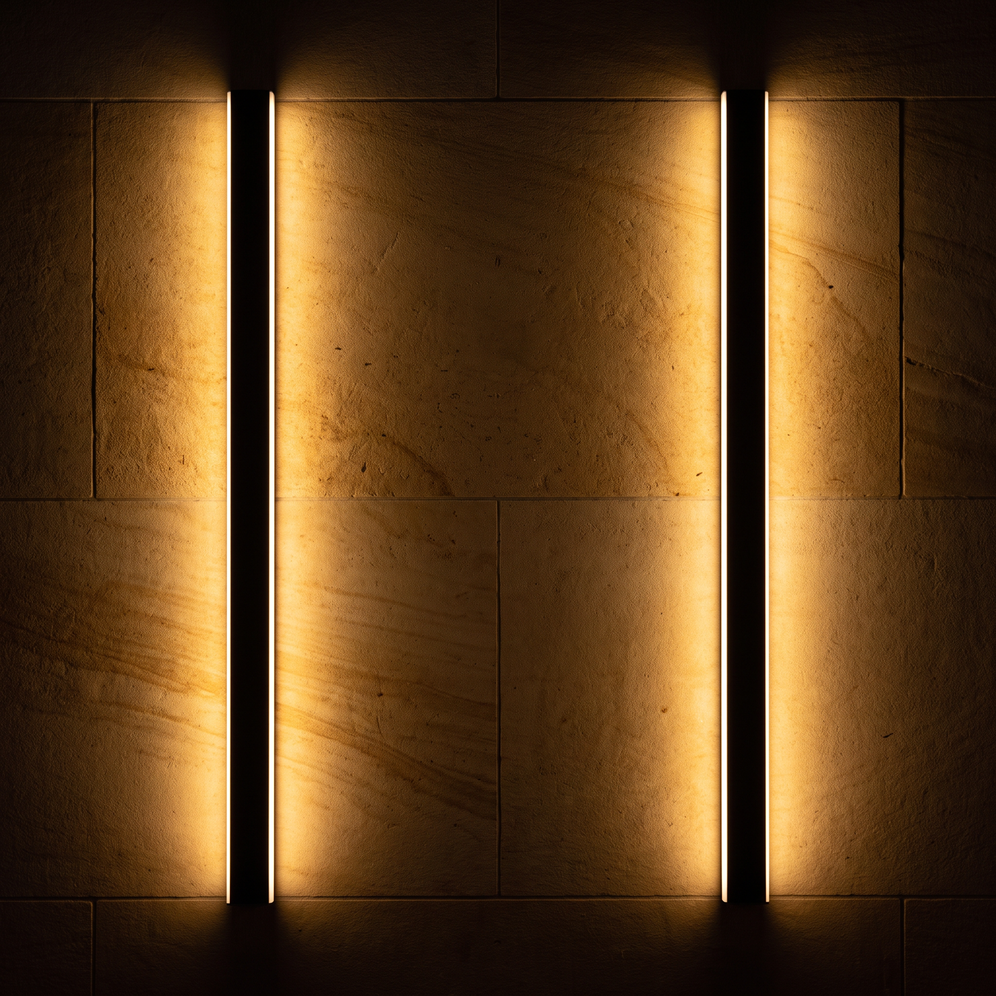 Commercial Outdoor Wall Light LED Black Linear Exterior Sconce for Restaurant Hotel Retail Building Facade IP65 Waterproof