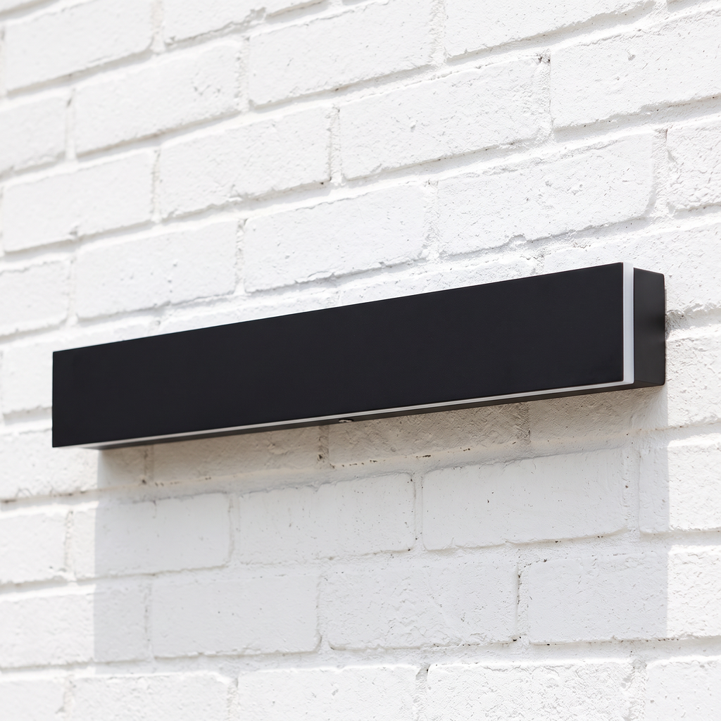 Modern Outdoor Wall Light LED Black Exterior Sconce Waterproof IP65 for Front Door Porch House Entrance Contemporary