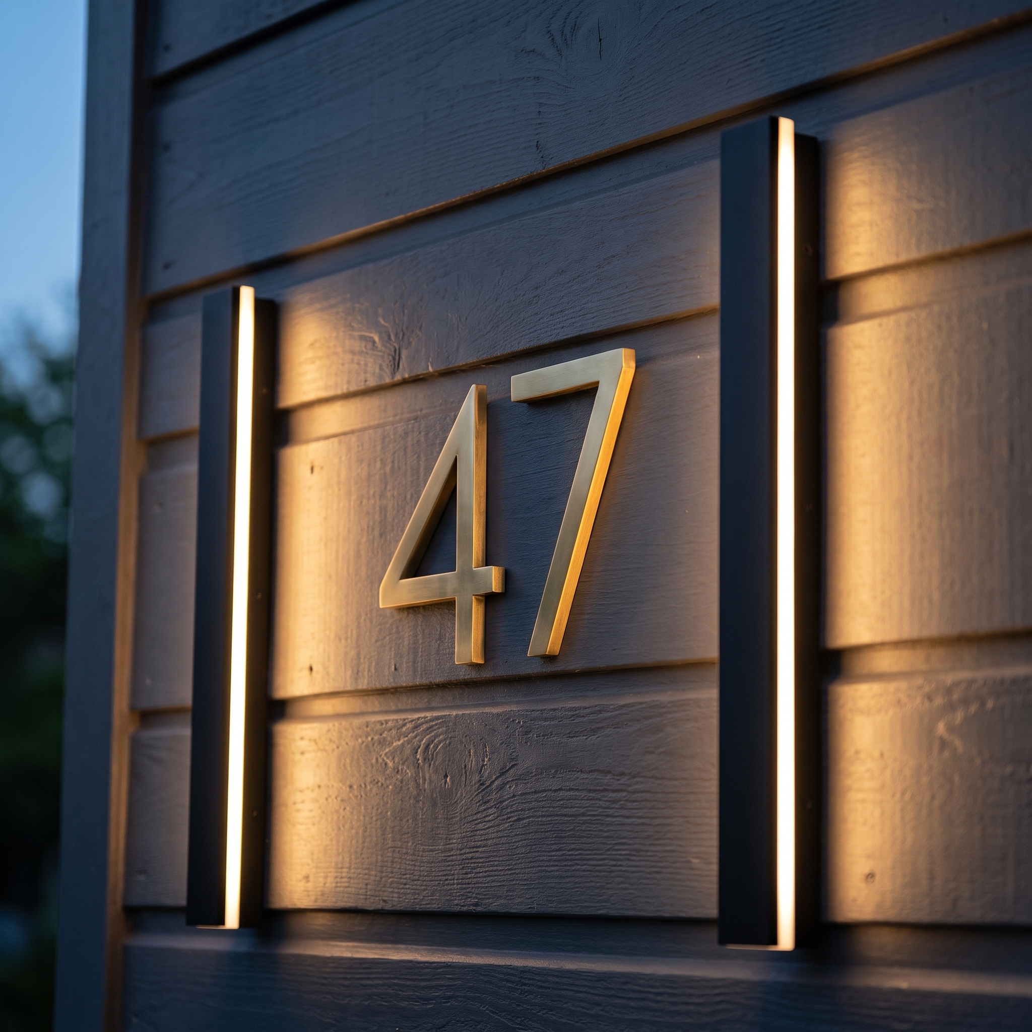 Modern Porch Light LED Black Exterior Wall Sconce Curb Appeal Upgrade Outdoor Lighting for Front of House Waterproof